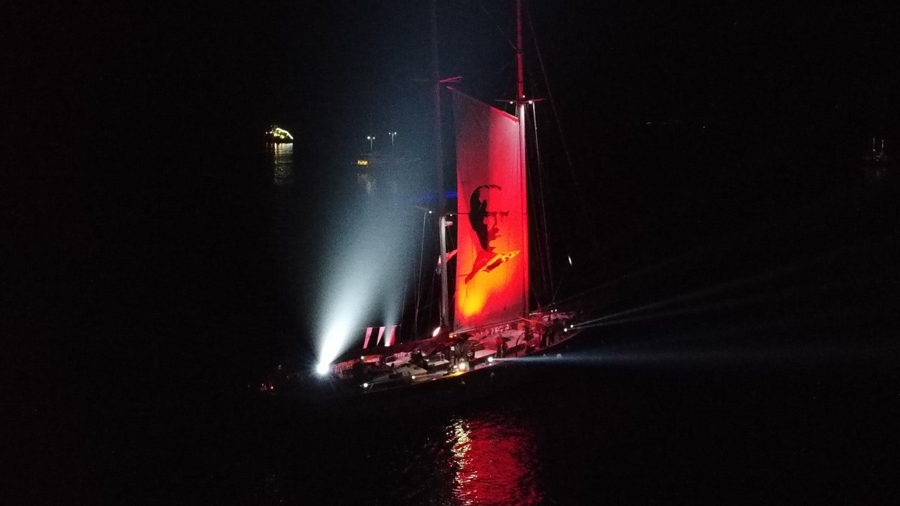 Bodrum'da 19 Mayıs coşkusu denize taşındı