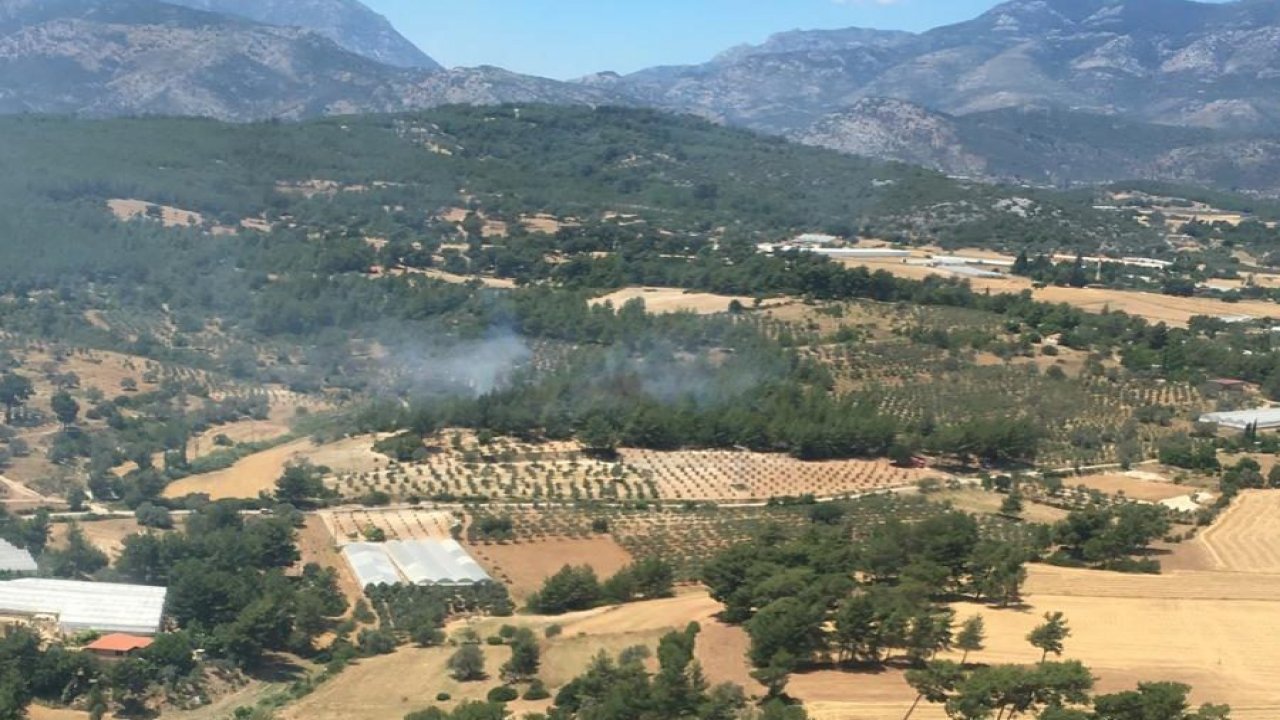 Son Dakika! Çukurincir mevkiinde orman yangını