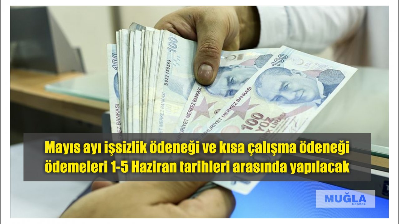 Mayıs ayı işsizlik ödeneği ve kısa çalışma ödeneği ödemeleri 1-5 Haziran tarihleri arasında yapılacak