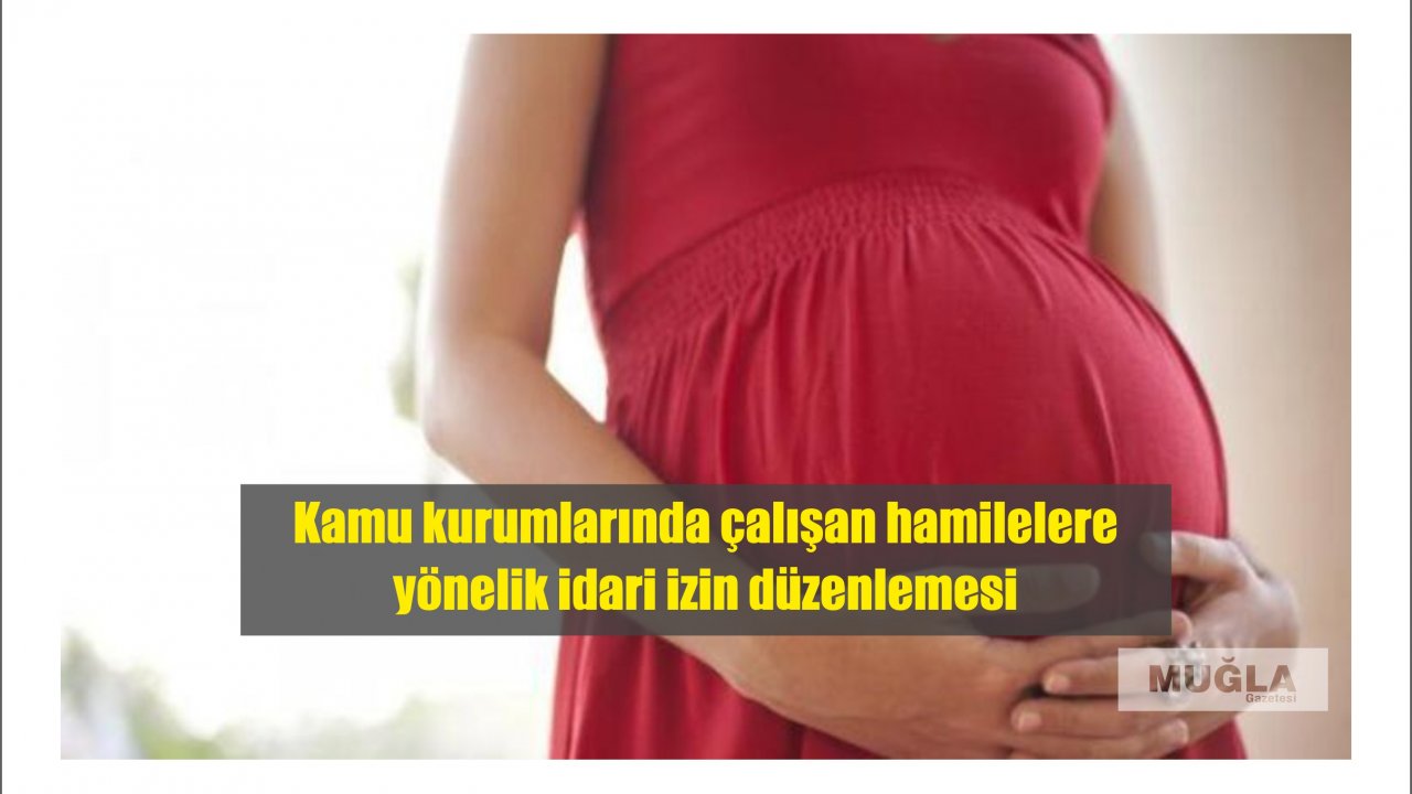 Kamu kurumlarında çalışan hamilelere yönelik idari izin düzenlemesi