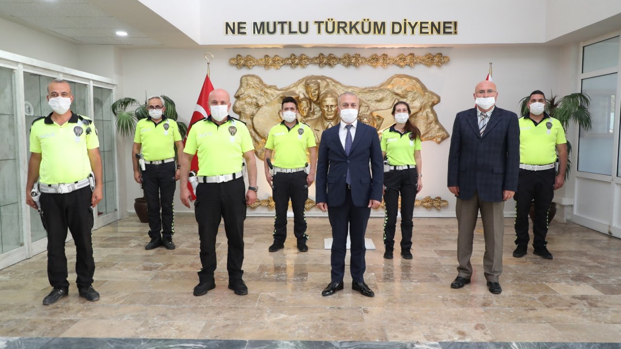 Trafik polislerine başarı belgesi