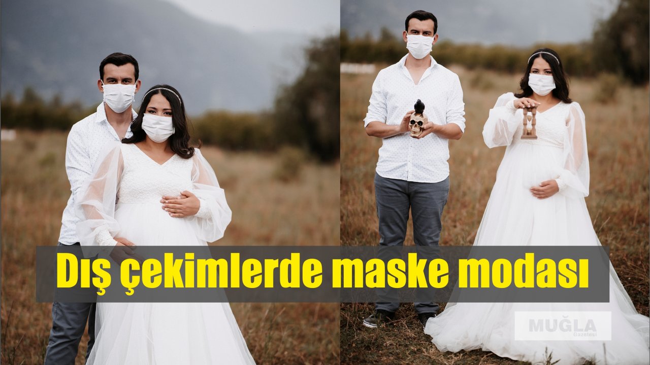 Dış çekimlerde maske modası