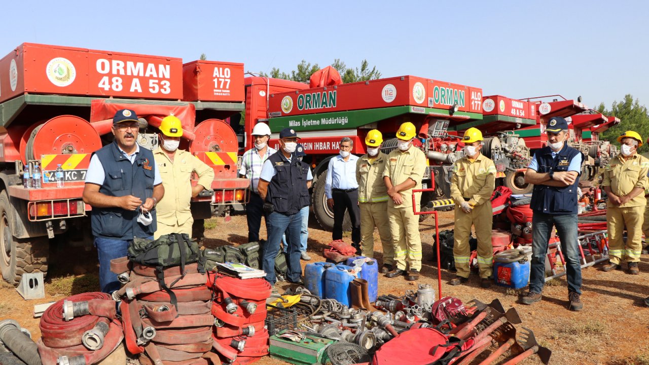 Muğla’da yangın ekipleri iş başı eğitimleri tamamlandı