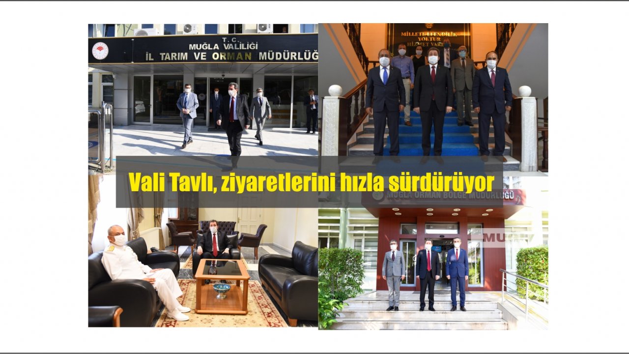 Vali Tavlı, ziyaretlerine ara vermiyor