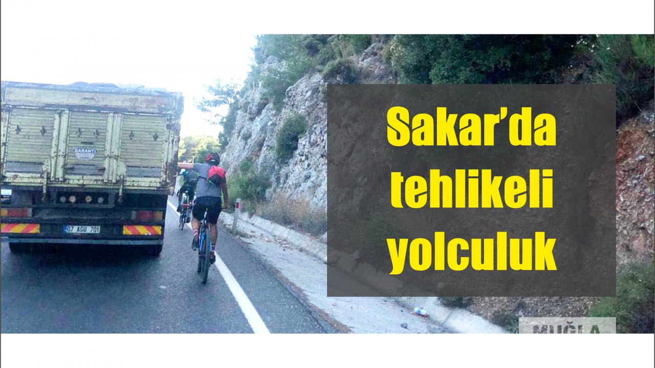 Sakar’da tehlikeli yolculuk
