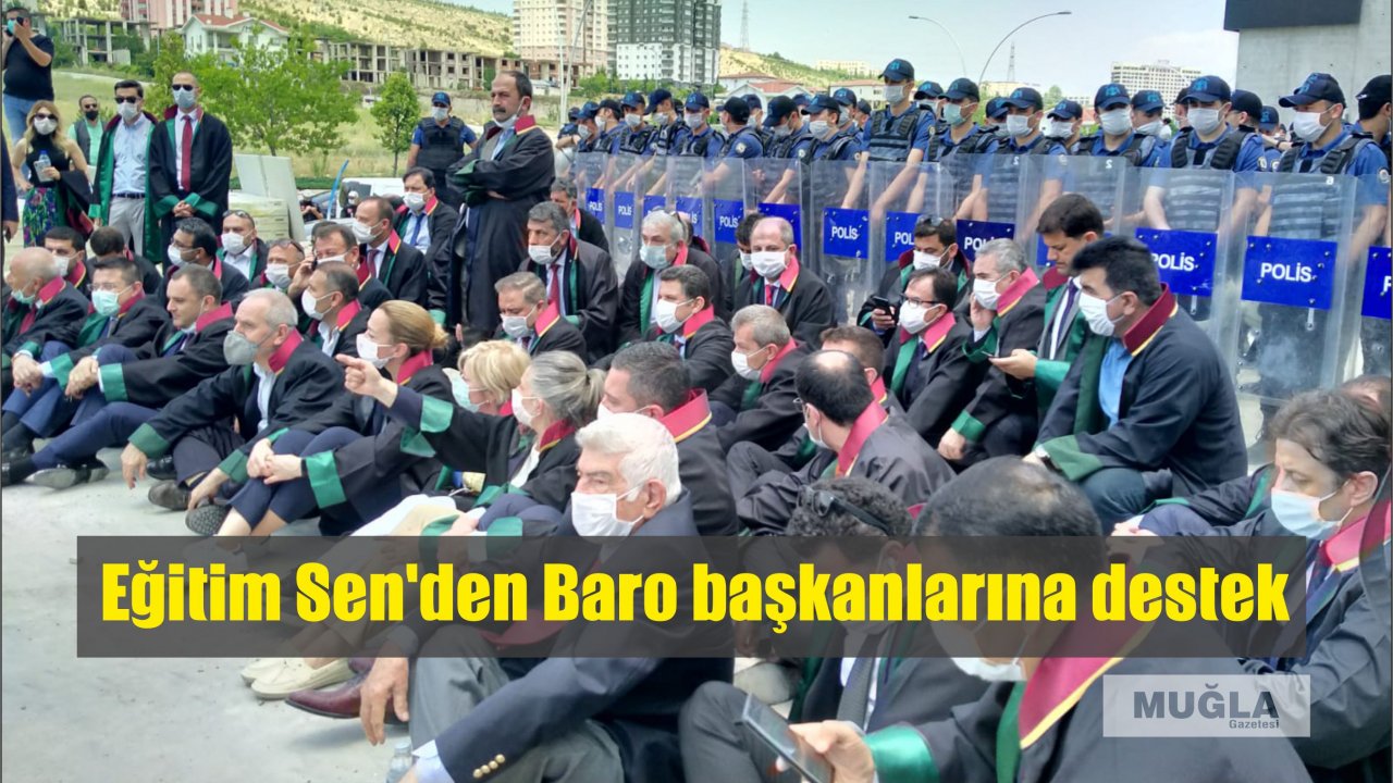 Eğitim Sen'den Baro başkanlarına destek