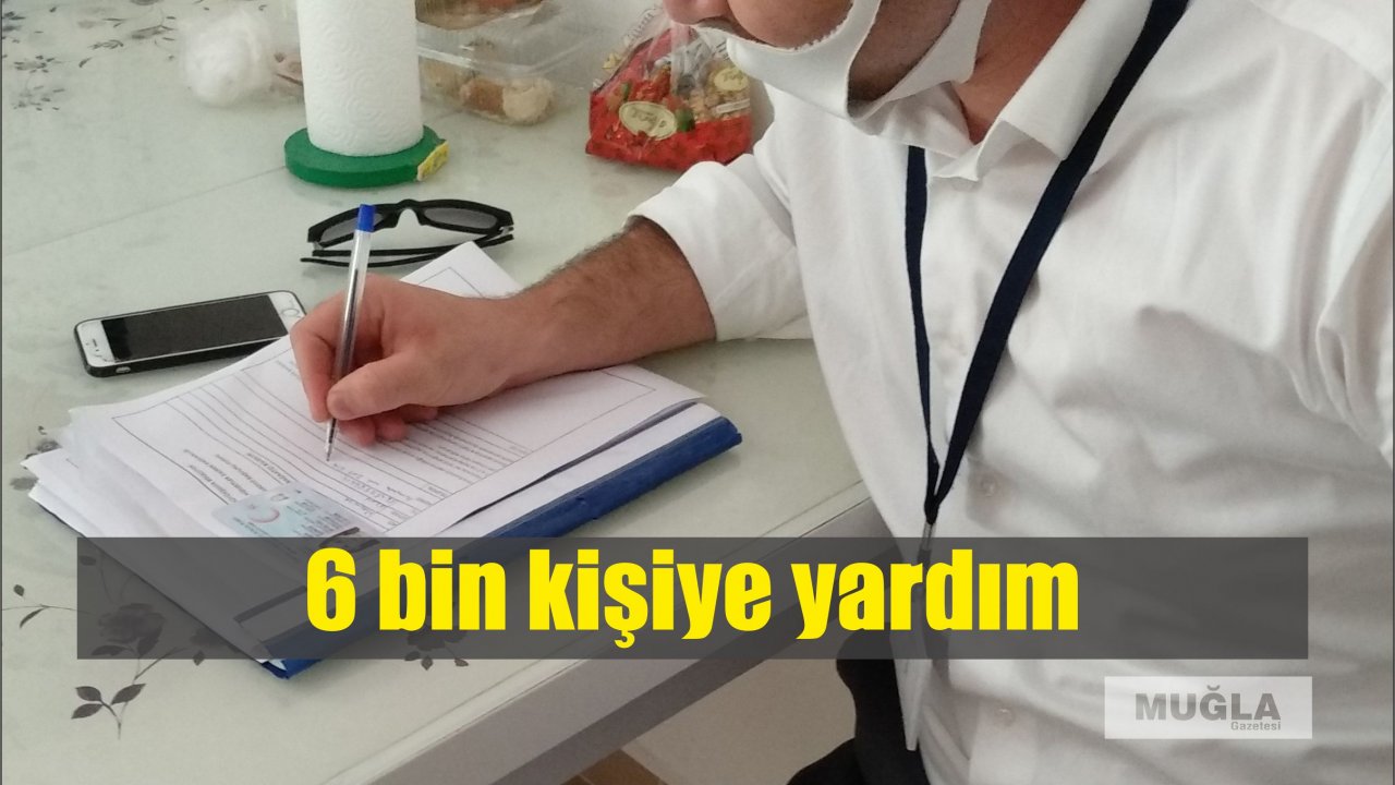 6 bin kişiye yardım