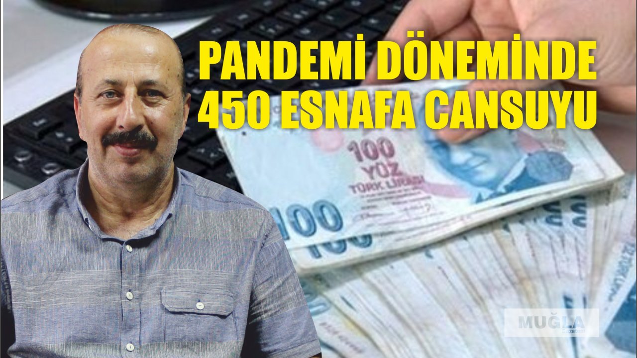 Pandemi döneminde 450 esnafa cansuyu
