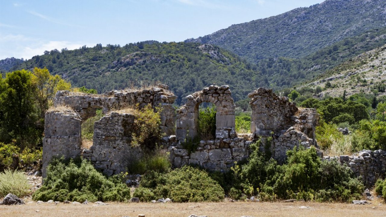 Antik kent içindeki yerleşik hayat ilgi çekiyor