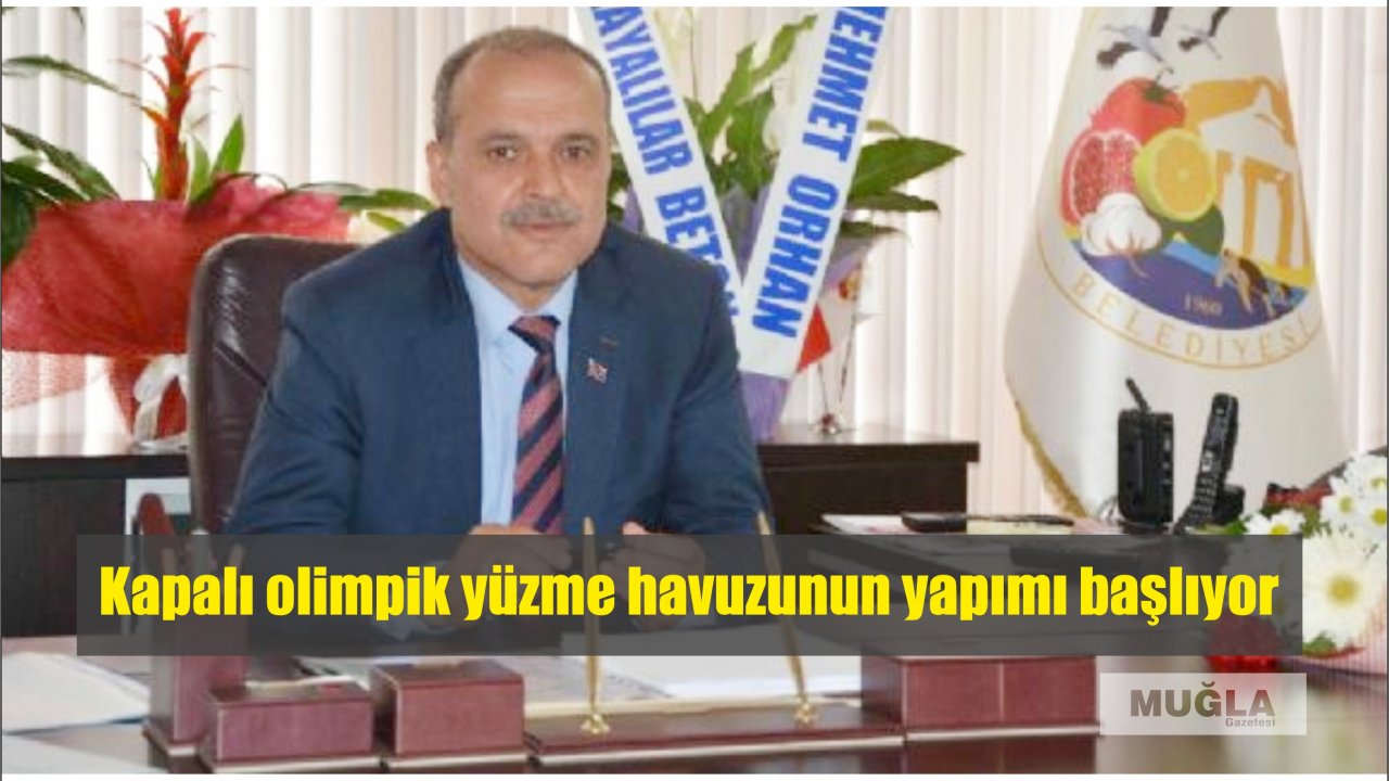 Kapalı olimpik yüzme havuzunun yapımı başlıyor