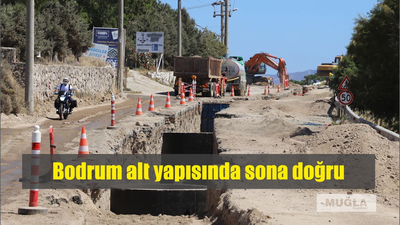 Bodrum alt yapısında sona doğru