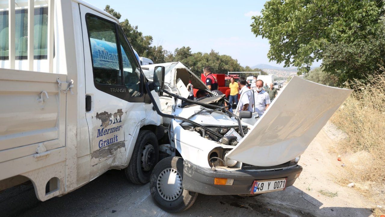Yatağan'da kaza: 1 ölü, 1 yaralı