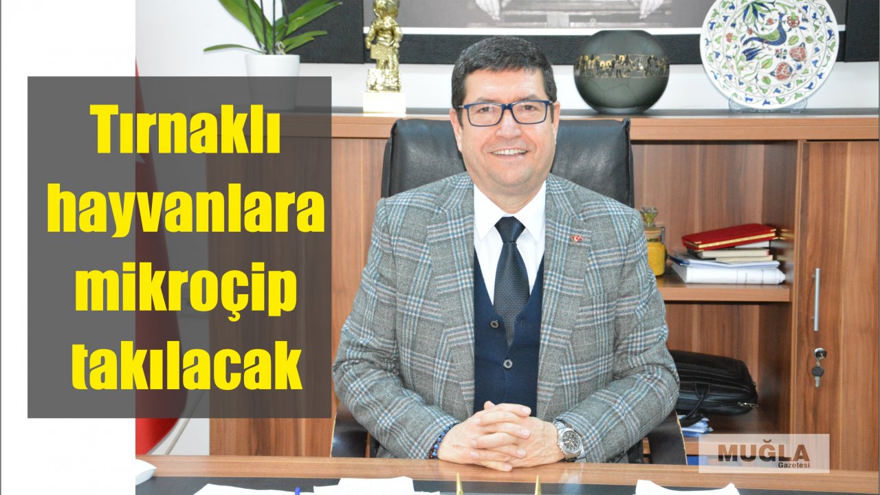 Tırnaklı hayvanlara mikroçip takılacak