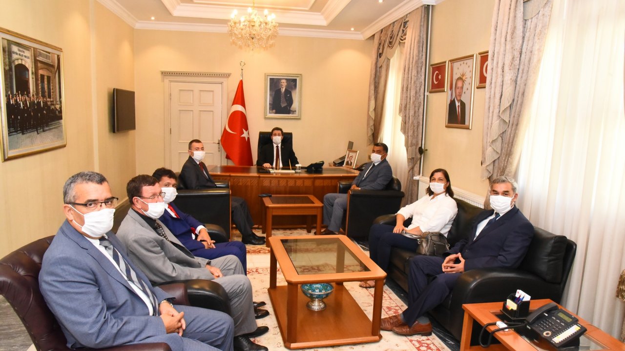 Muhtarlardan  Vali Orhan Tavlı’ya ziyaret