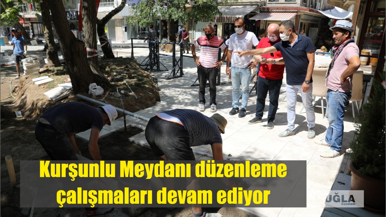 Kurşunlu Meydanı düzenleme çalışmaları devam ediyor