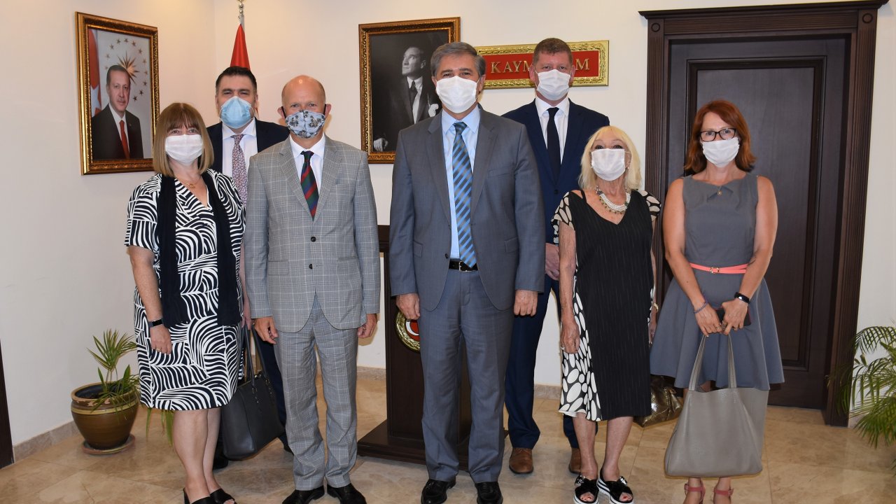İngiltere'nin Ankara Büyükelçisi Bodrum Kaymakamlığını ziyaret etti