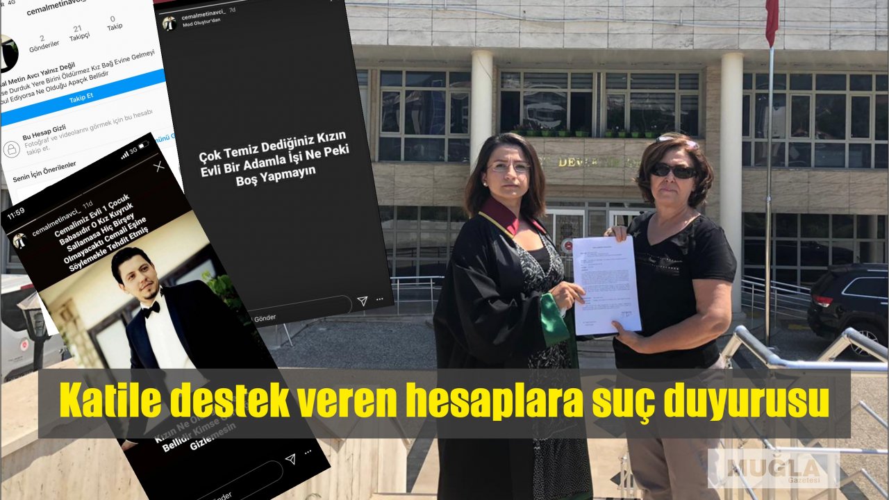 Katile destek veren hesaplara suç duyurusu