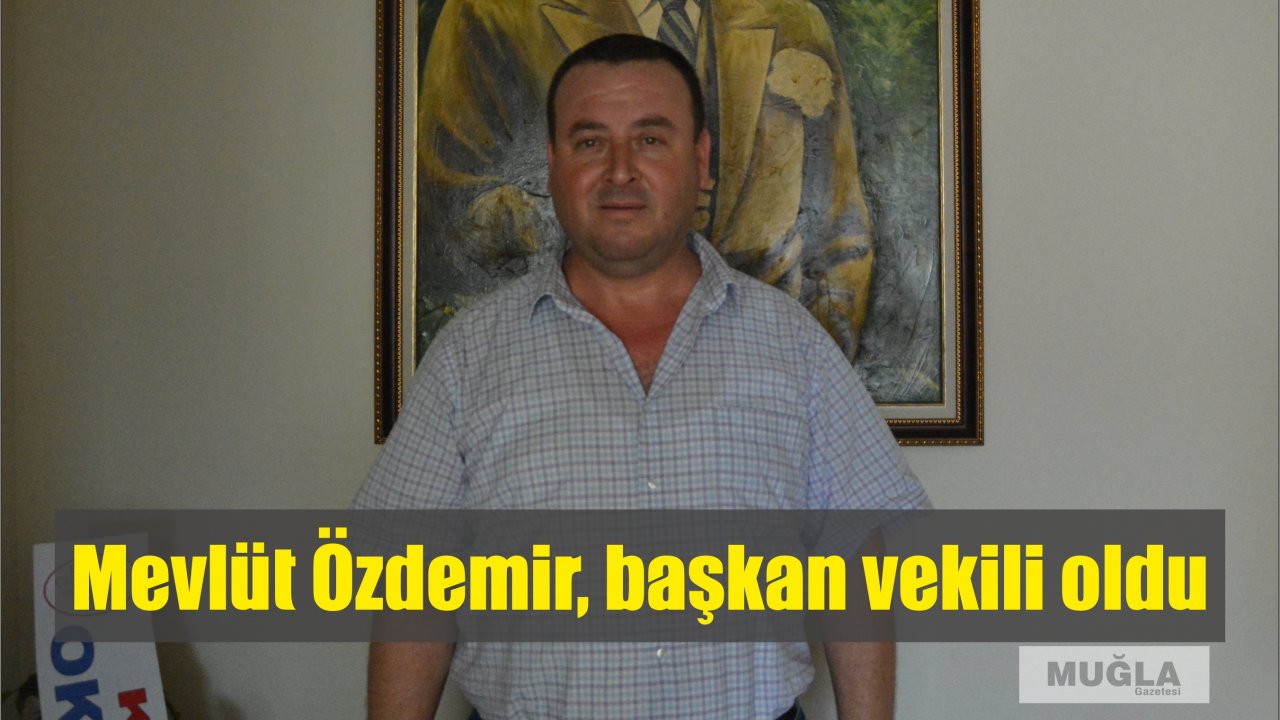 Mevlüt Özdemir, başkan vekili oldu