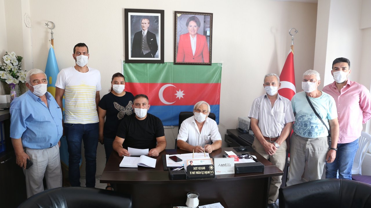 Yatağan İYİ Parti’den Azerbaycan’a destek