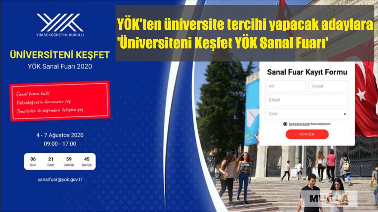 YÖK'ten üniversite tercihi yapacak adaylara 'Üniversiteni Keşfet YÖK Sanal Fuarı'