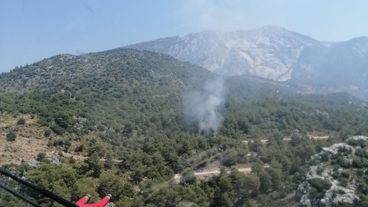 Fethiye’de orman yangını
