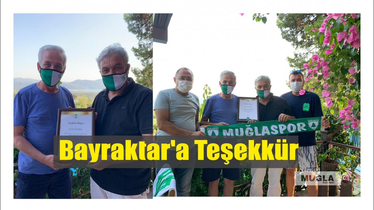 Bayraktar’a teşekkür