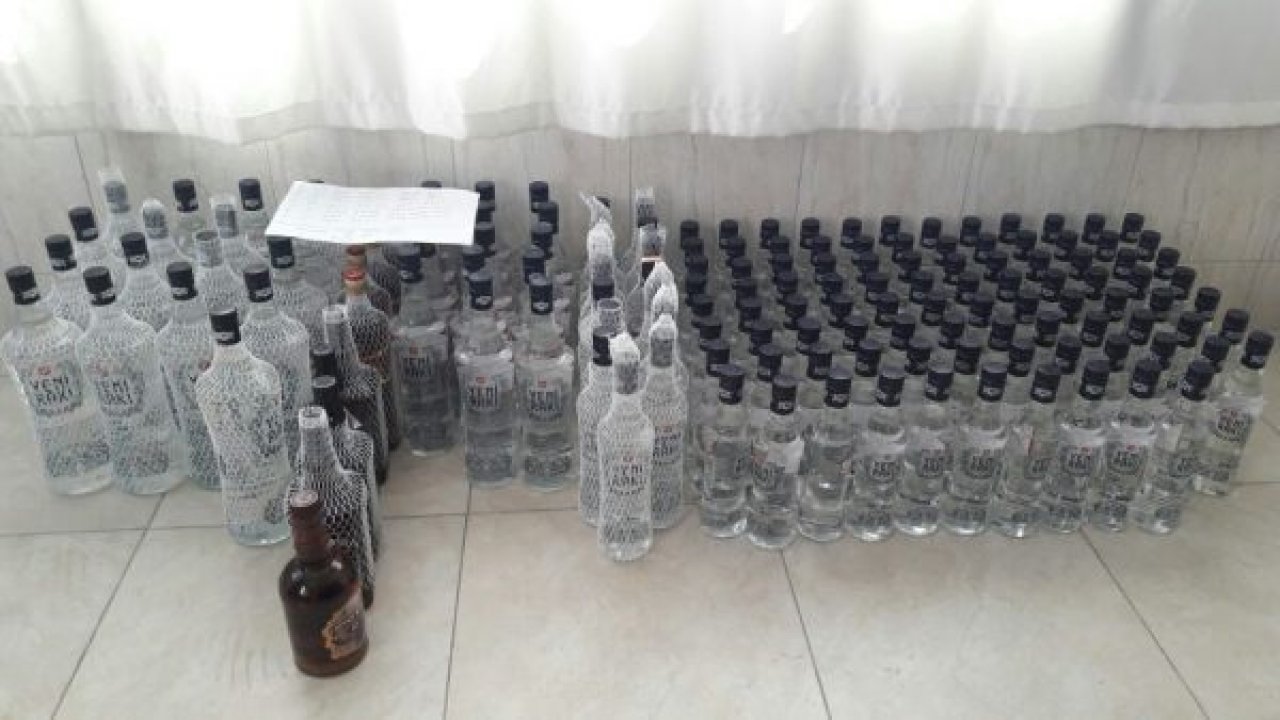 Köyceğiz’de kaçak içki operasyonu