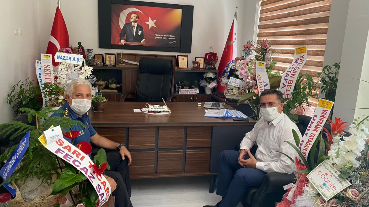 Başkan Toksöz’den emniyete ziyaret