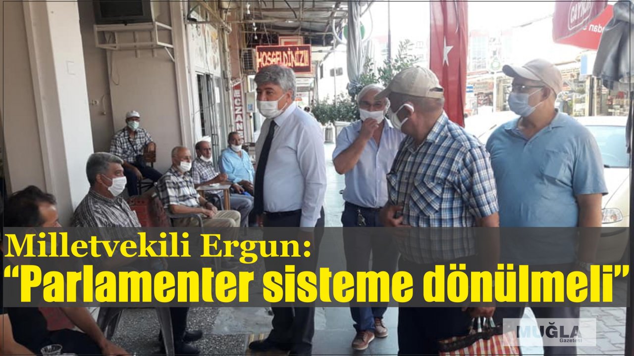 Milletvekili Ergun:“Parlamenter sisteme dönülmeli”