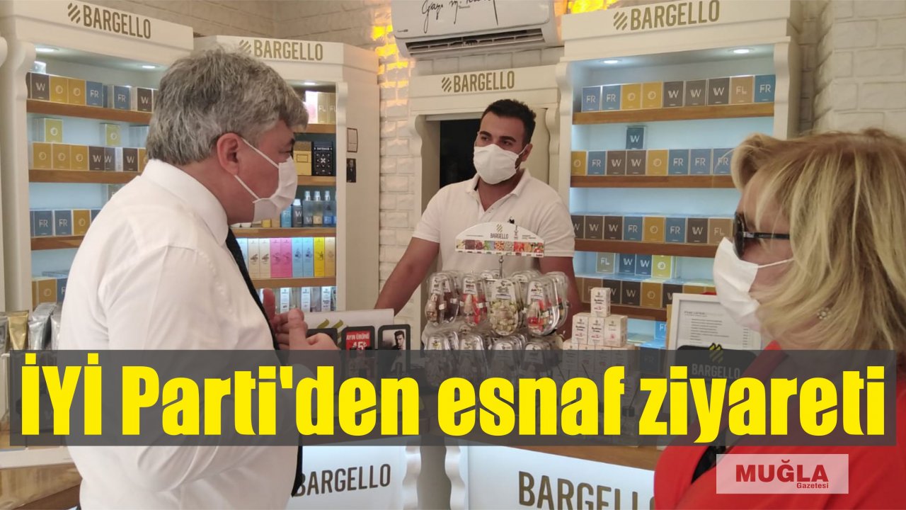 İYİ Parti’den esnaf ziyareti