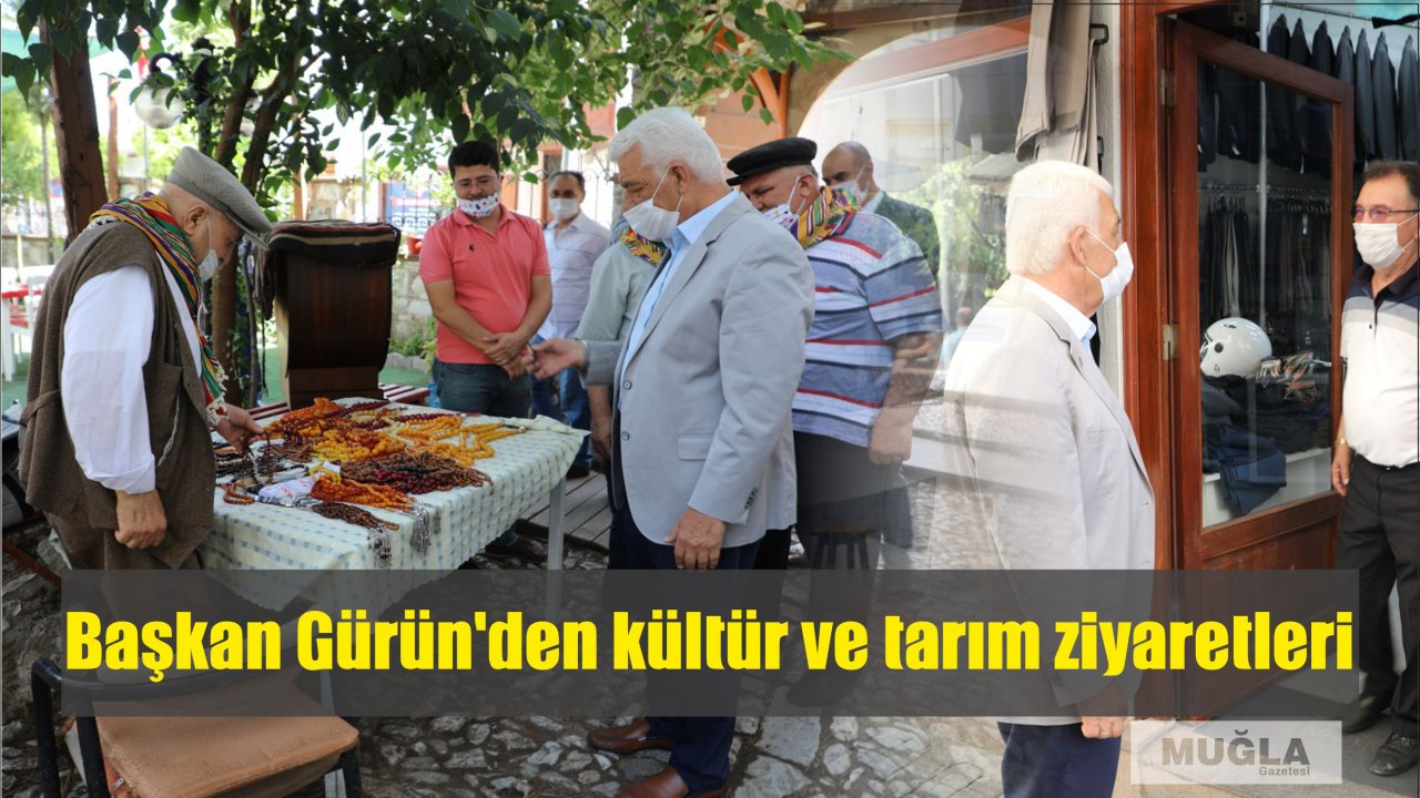 Başkan Gürün’den kültür ve tarım ziyaretleri