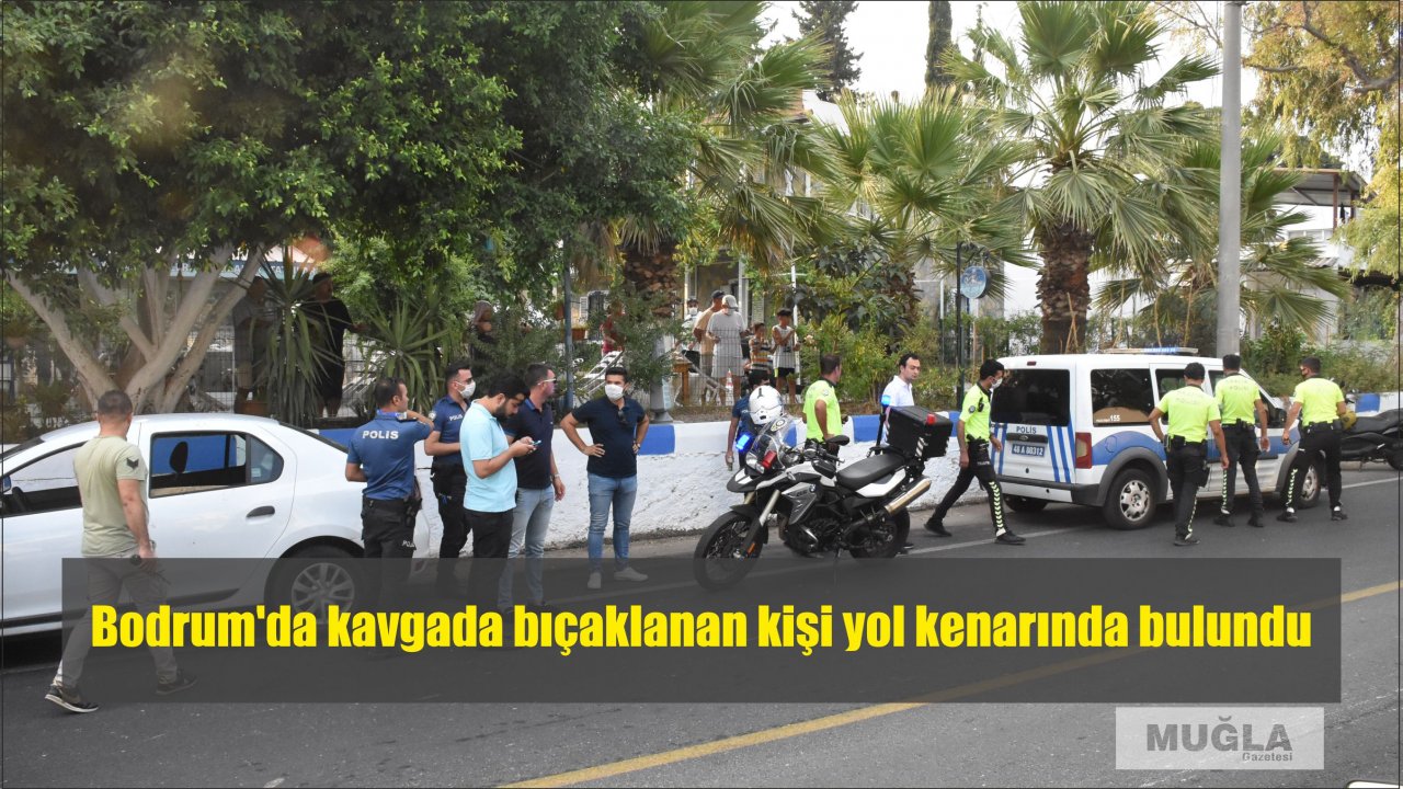 Bodrum'da kavgada bıçaklanan kişi yol kenarında bulundu