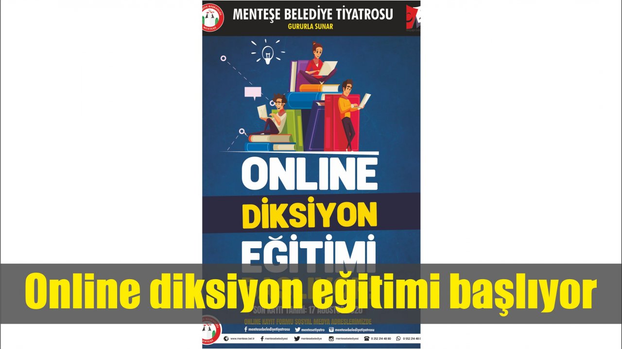Online diksiyon eğitimi başlıyor