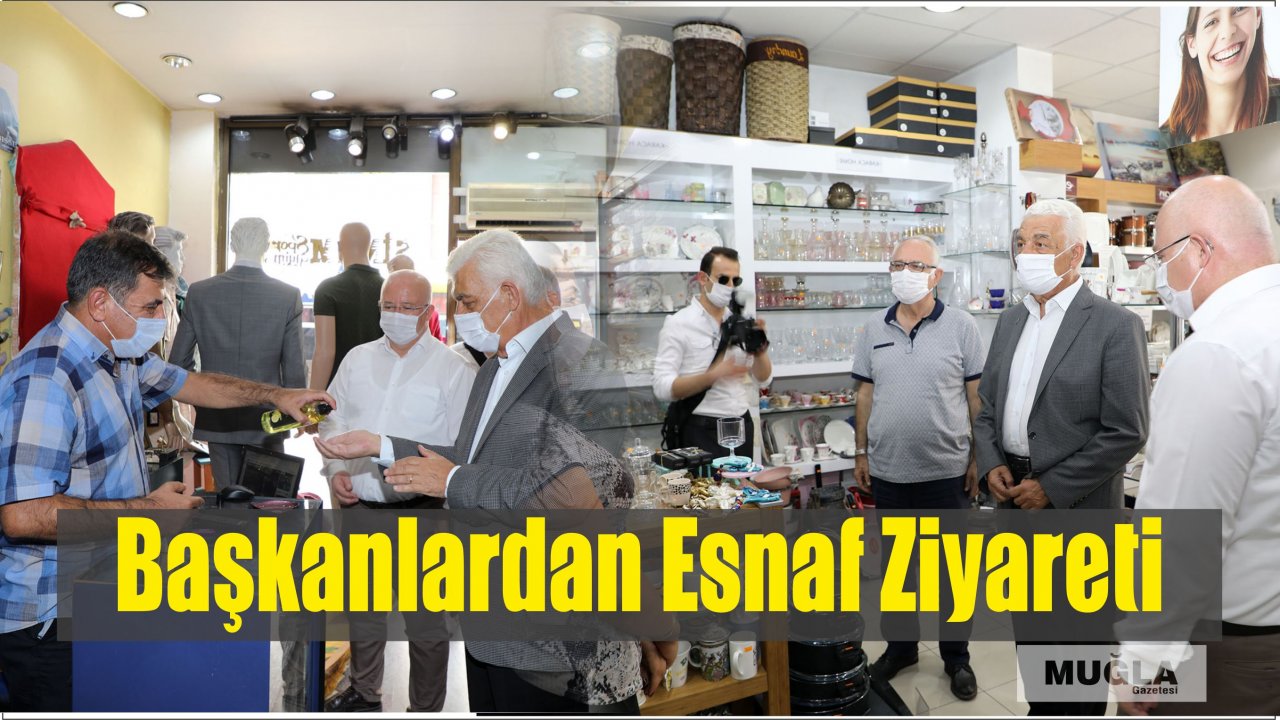 Başkanlardan Esnaf Ziyareti