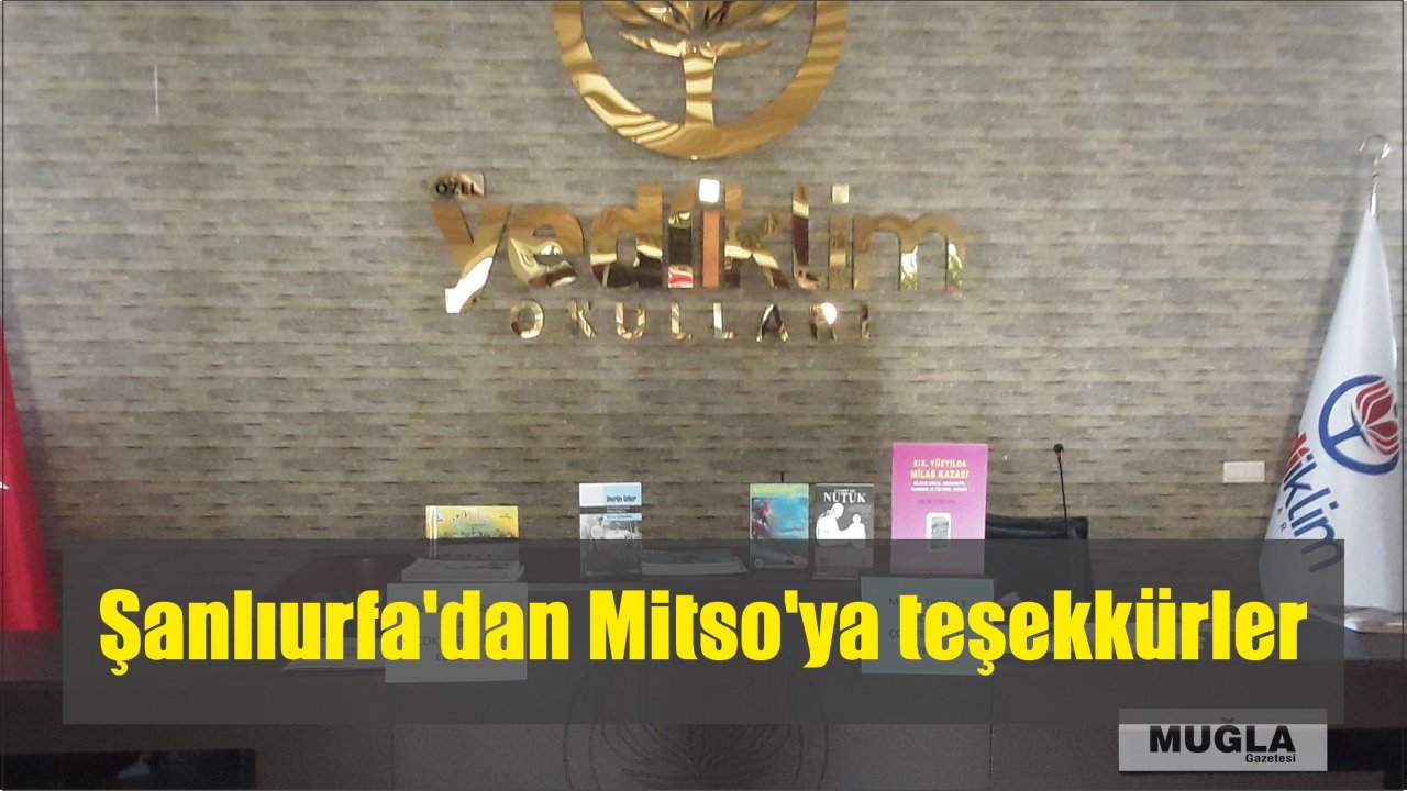 Şanlıurfa'dan Mitso'ya teşekkürler