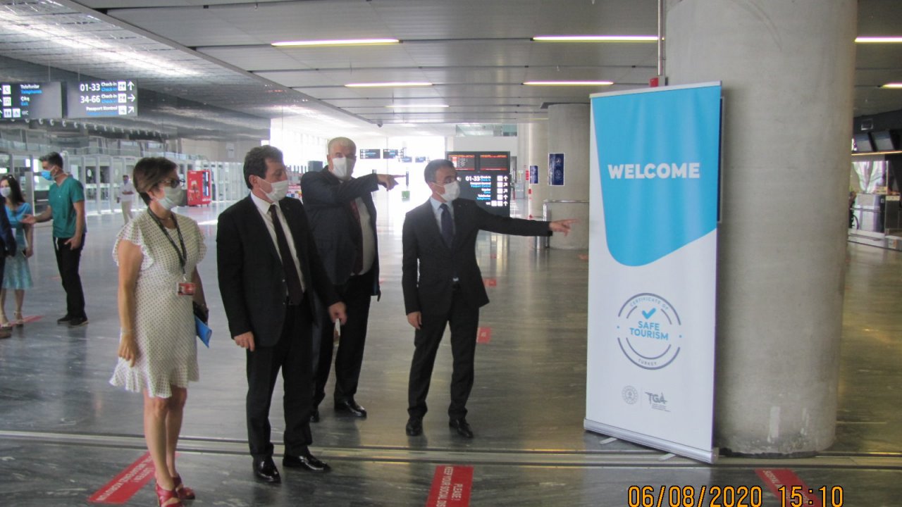 Vali Tavlı’dan havalimanlarına denetim