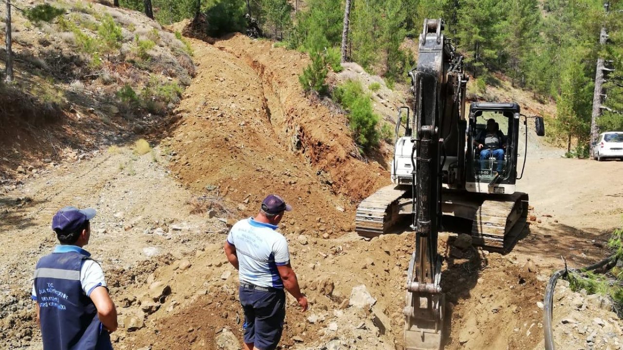 Dalaman’da su sorunu çözülüyor