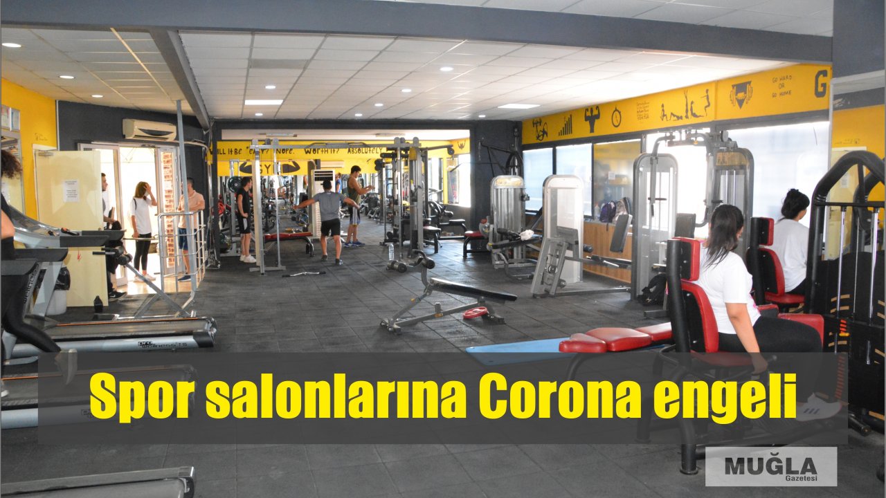 Spor salonlarına Corona engeli