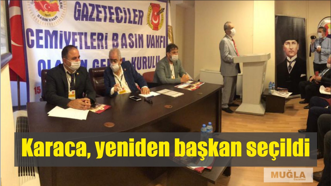 Karaca, yeniden başkan seçildi