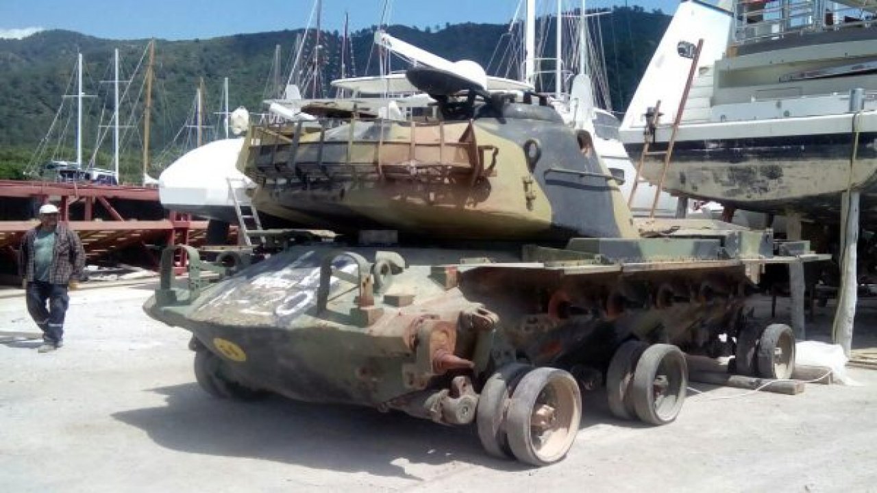 Savaş tankı dalış turizmine hizmet edecek