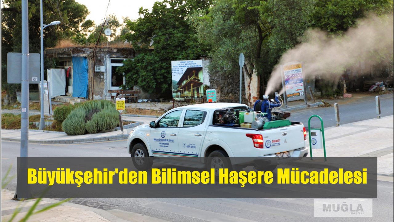 Büyükşehir’den Bilimsel Haşere Mücadelesi