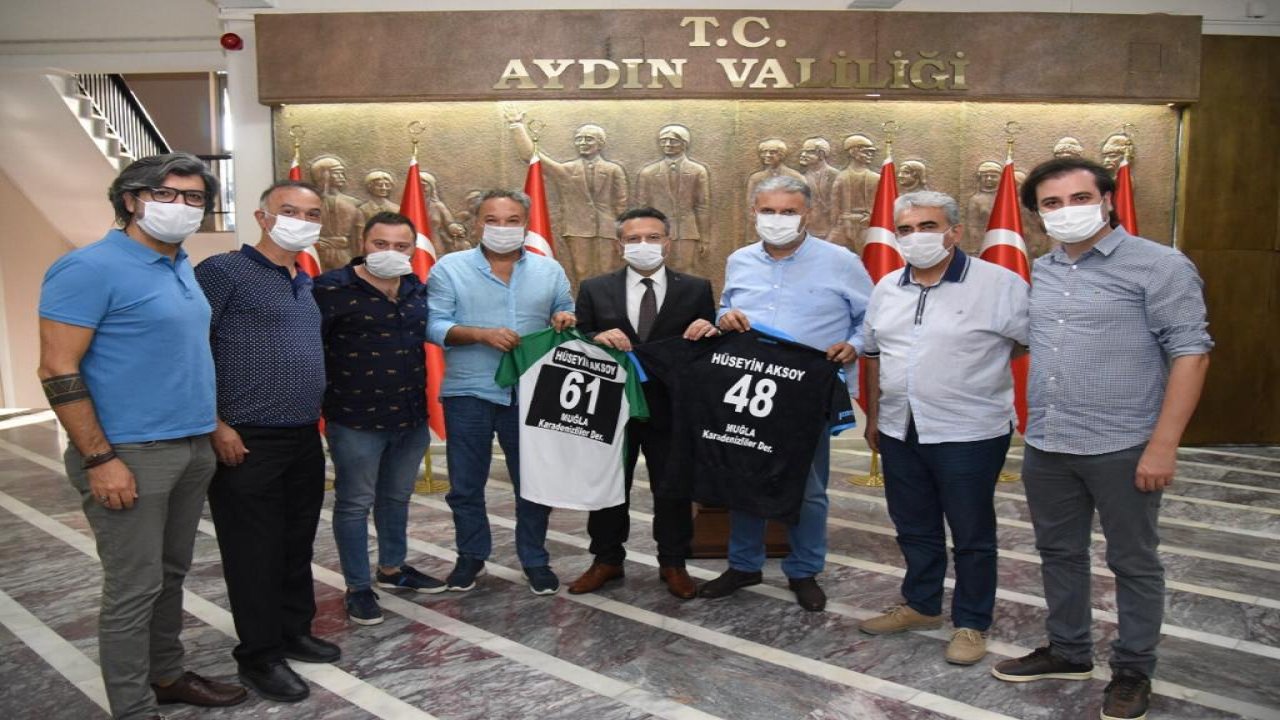 Muğla Karadenizliler Derneği’nden Vali Hüseyin Aksoy’a Vefa Ziyareti     