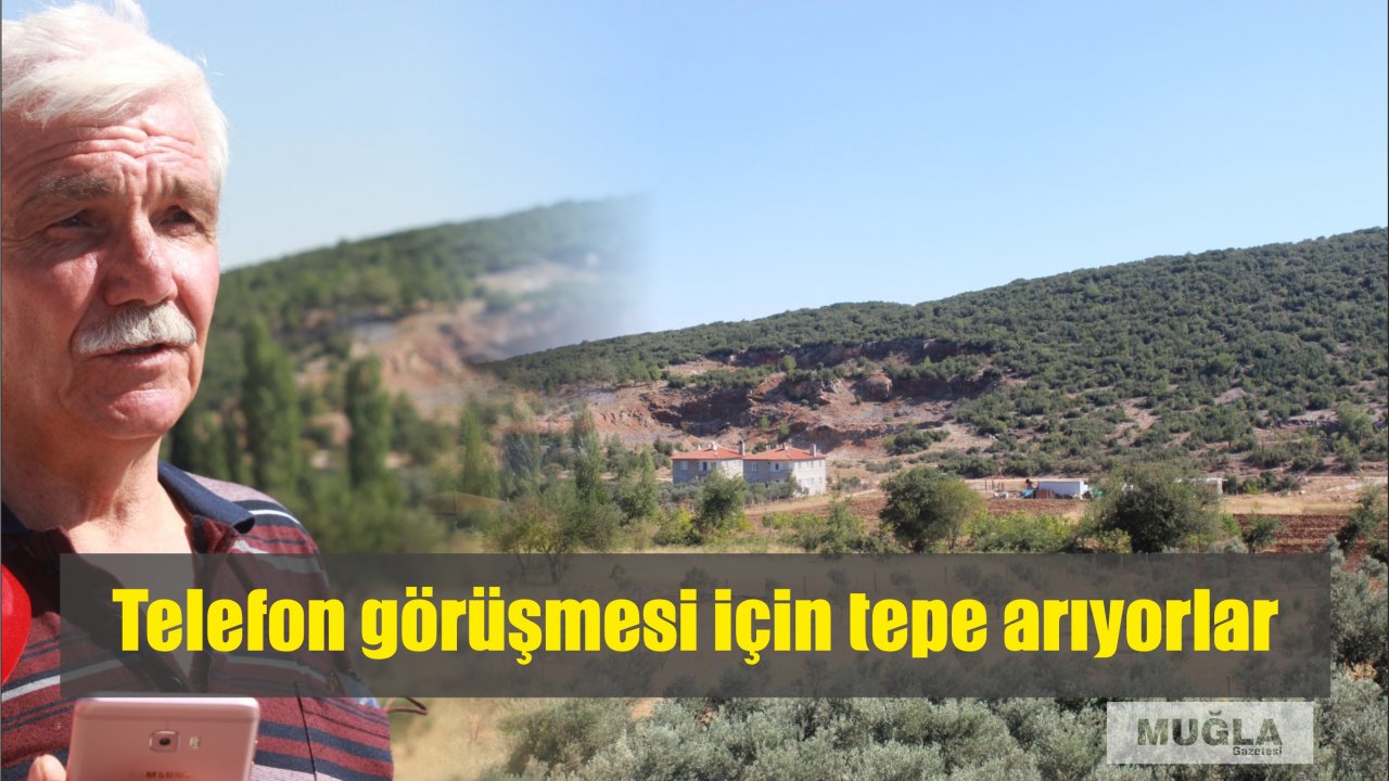 Telefon görüşmesi için tepe arıyorlar