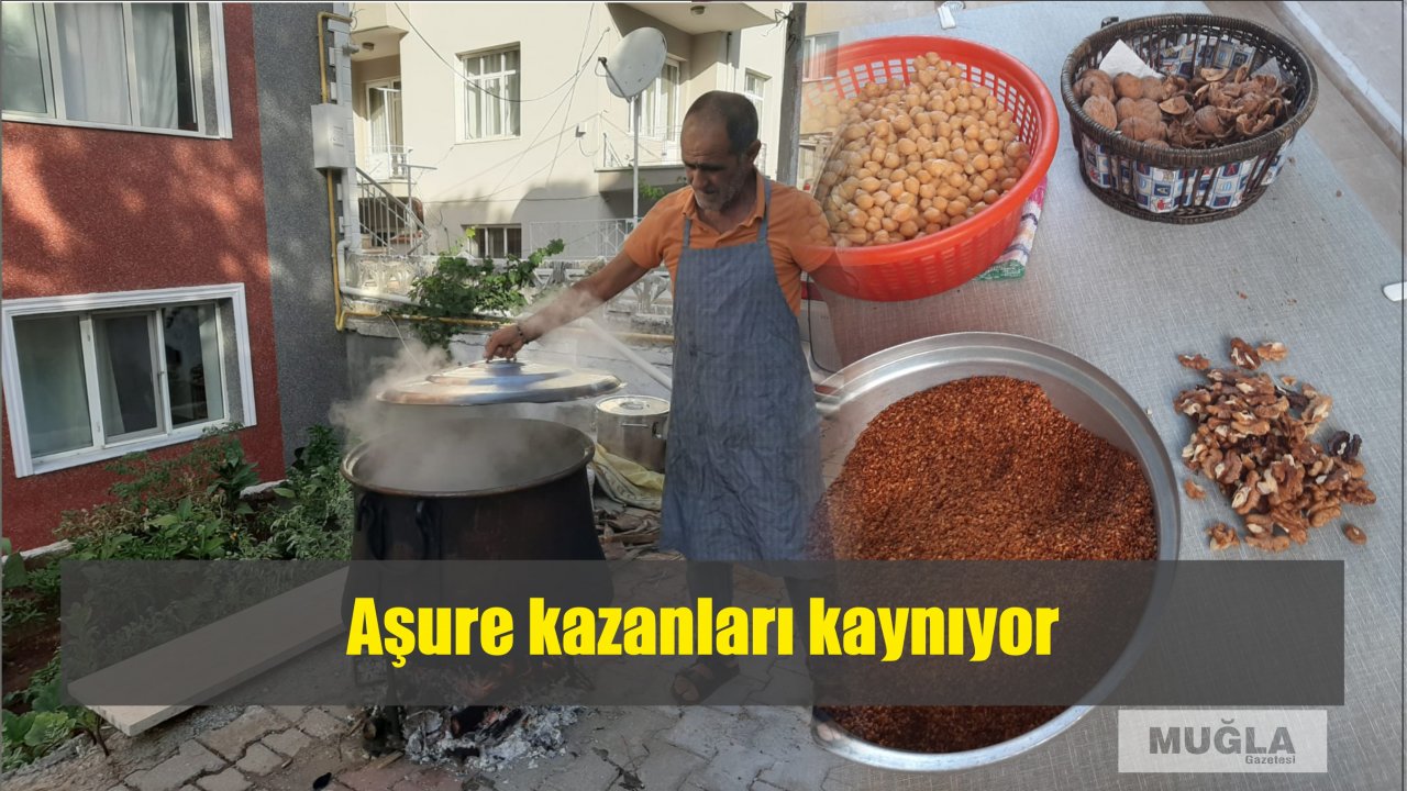 Aşure kazanları kaynıyor