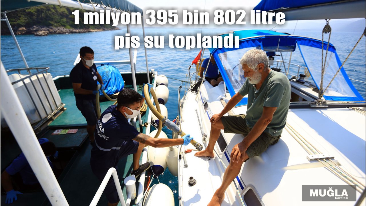 1 milyon 395 bin 802 litre pis su toplandı