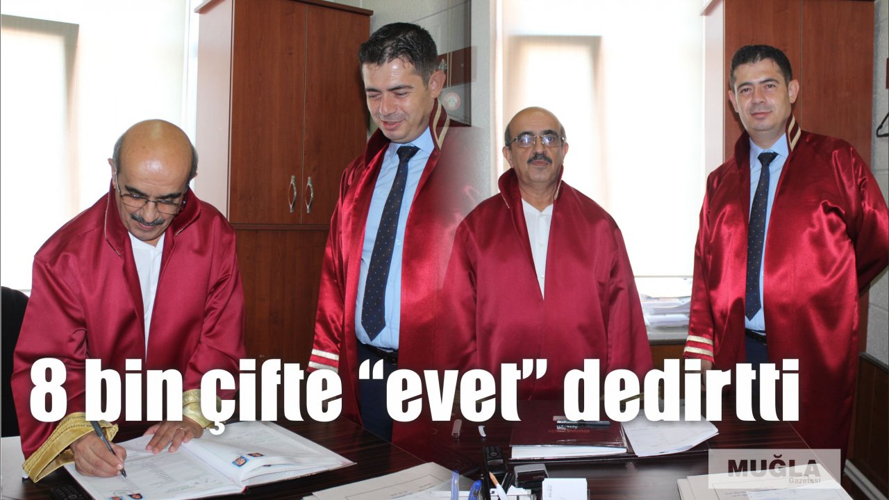 8 bin çifte “evet” dedirtti