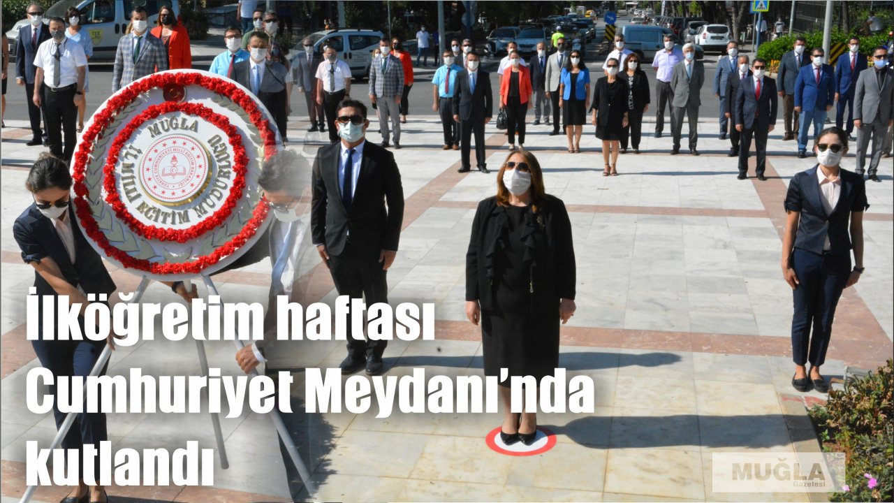 İlköğretim haftası Cumhuriyet Meydanı’nda kutlandı