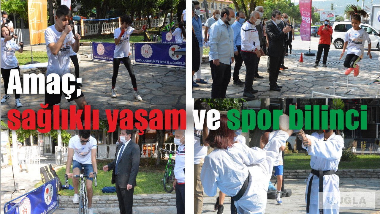 Amaç; sağlıklı yaşam ve spor bilinci