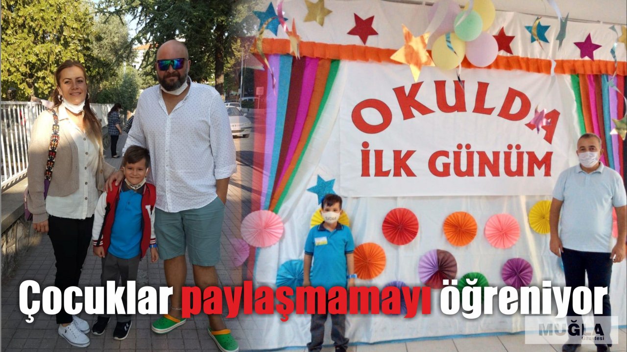 Çocuklar paylaşmamayı öğreniyor