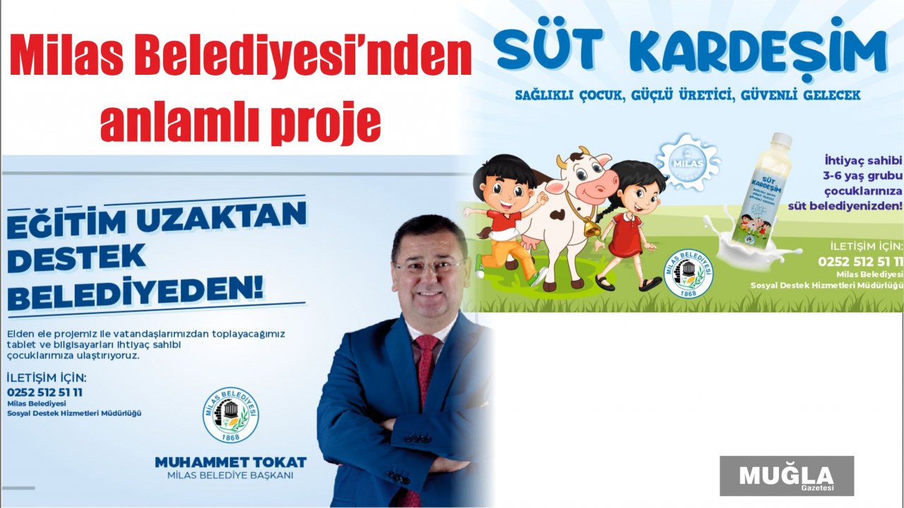 Milas Belediyesi’nden anlamlı proje